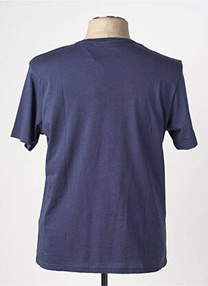 Tricou croială cambrată mâneci scurte albastru SCHOTT bărbat
