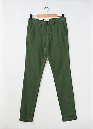 Pantalon chino elasticitate mărime normală verde JACK & JONES bărbat