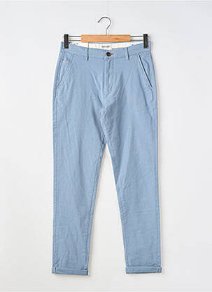 Pantalon chino țesătură melanj mărime normală albastru JACK & JONES bărbat