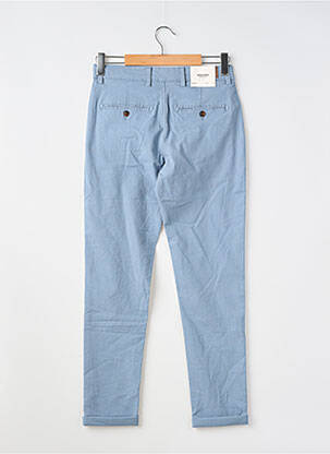 Pantalon chino țesătură melanj mărime normală albastru JACK & JONES bărbat