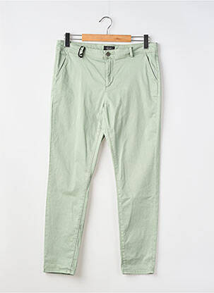 Pantalon chino elasticitate mărime normală verde TEDDY SMITH bărbat
