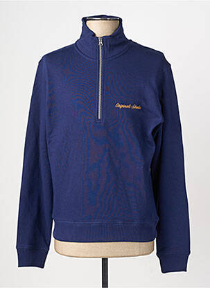 Hanorac elasticitate mâneci lungi albastru JACK & JONES bărbat