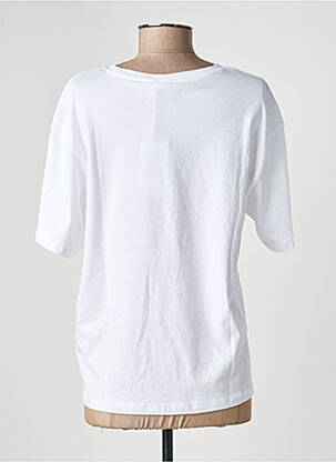 Tricou serigrafie flockată mâneci scurte alb ONLY femeie