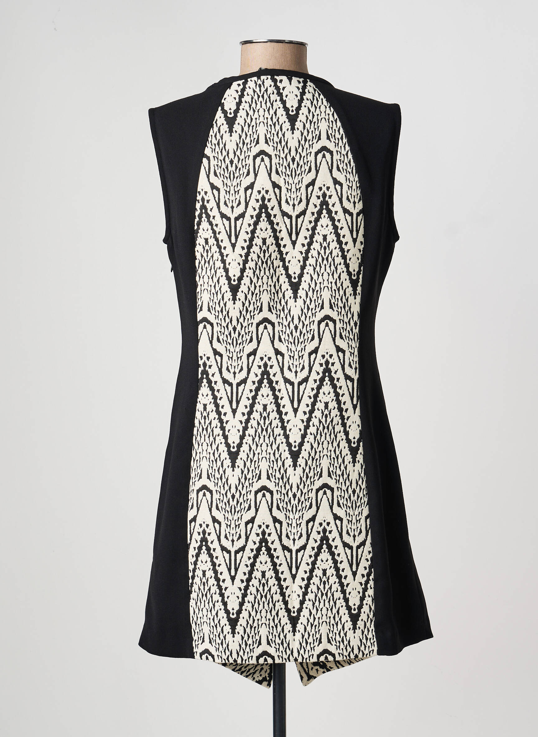 Rochie scurtă mâneci scurte mâneci scurte negru DESIGUAL femeie