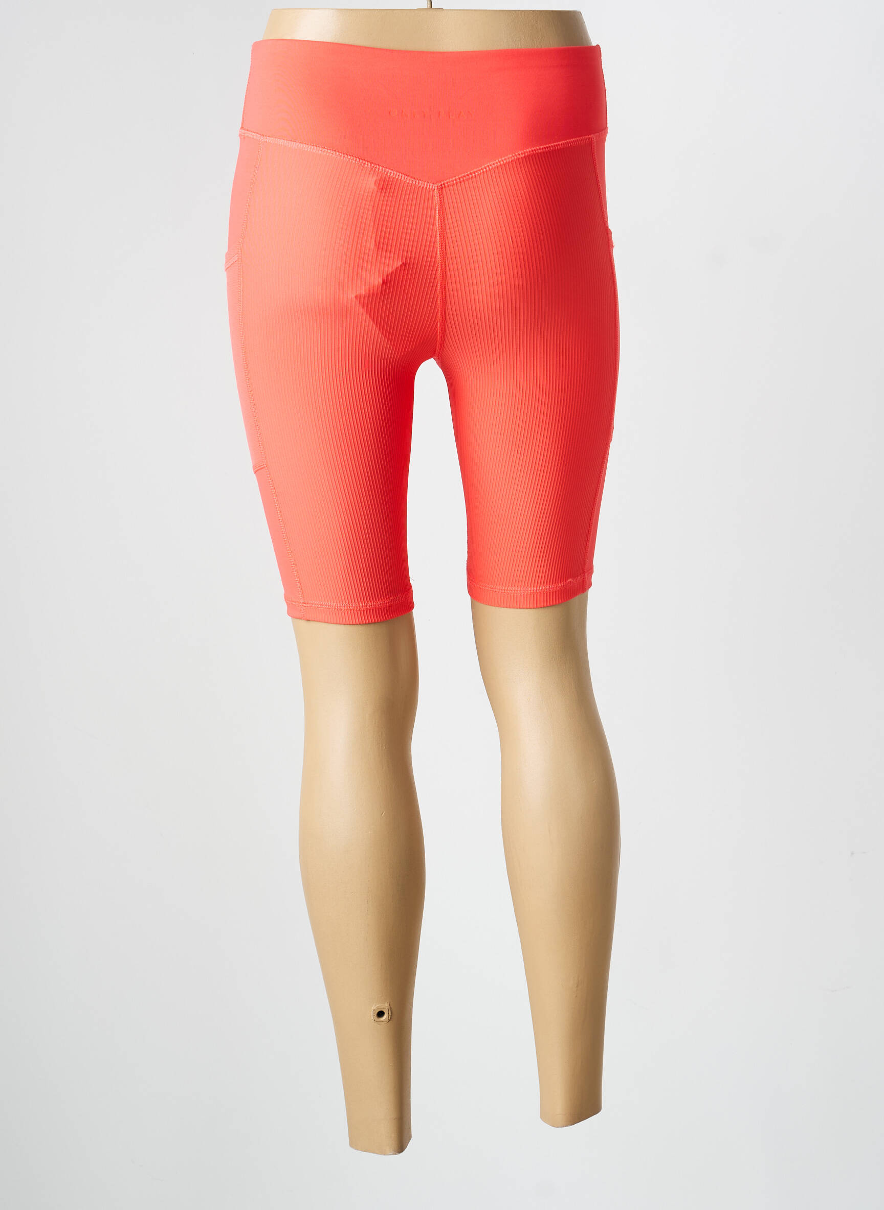 Pantalon de ciclism elasticitate mărime normală portocalie ONLY femeie