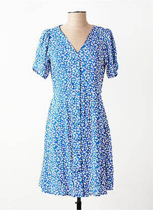 Rochie scurtă mâneci scurte mâneci scurte albastru ONLY femeie