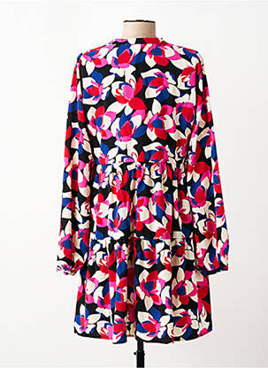 Rochie scurtă croială evazată mâneci lungi roz ONLY femeie