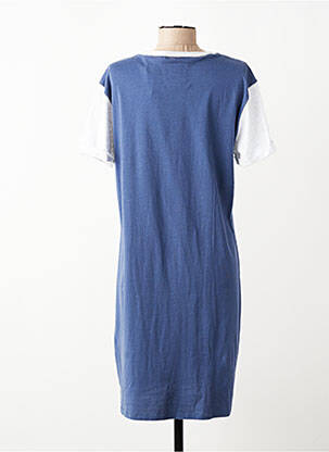Rochie midi mâneci scurte mâneci scurte albastru SUPERDRY femeie