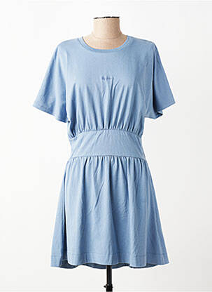 Rochie scurtă mâneci scurte mâneci scurte albastru PEPE JEANS femeie
