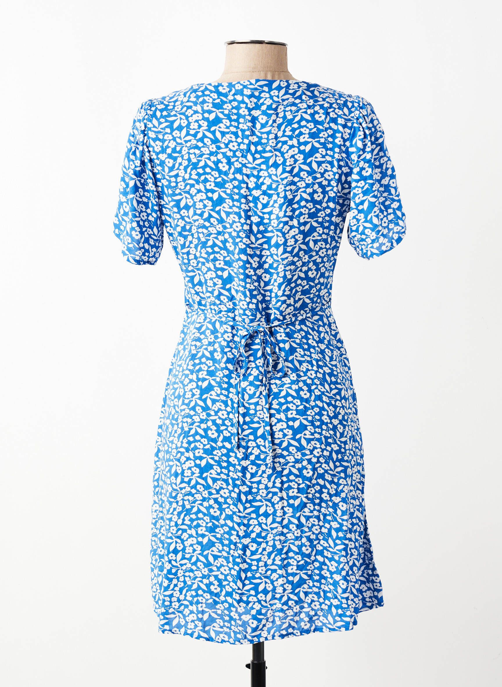 Rochie scurtă mâneci scurte mâneci scurte albastru ONLY femeie