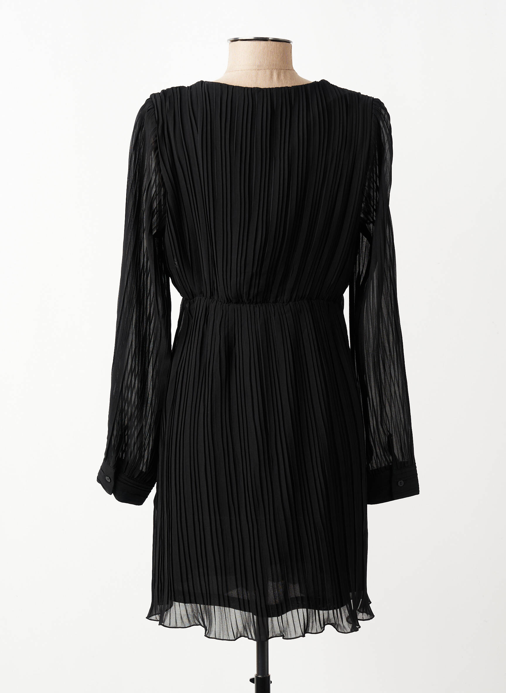 Rochie scurtă mâneci lungi mâneci lungi negru ONLY femeie