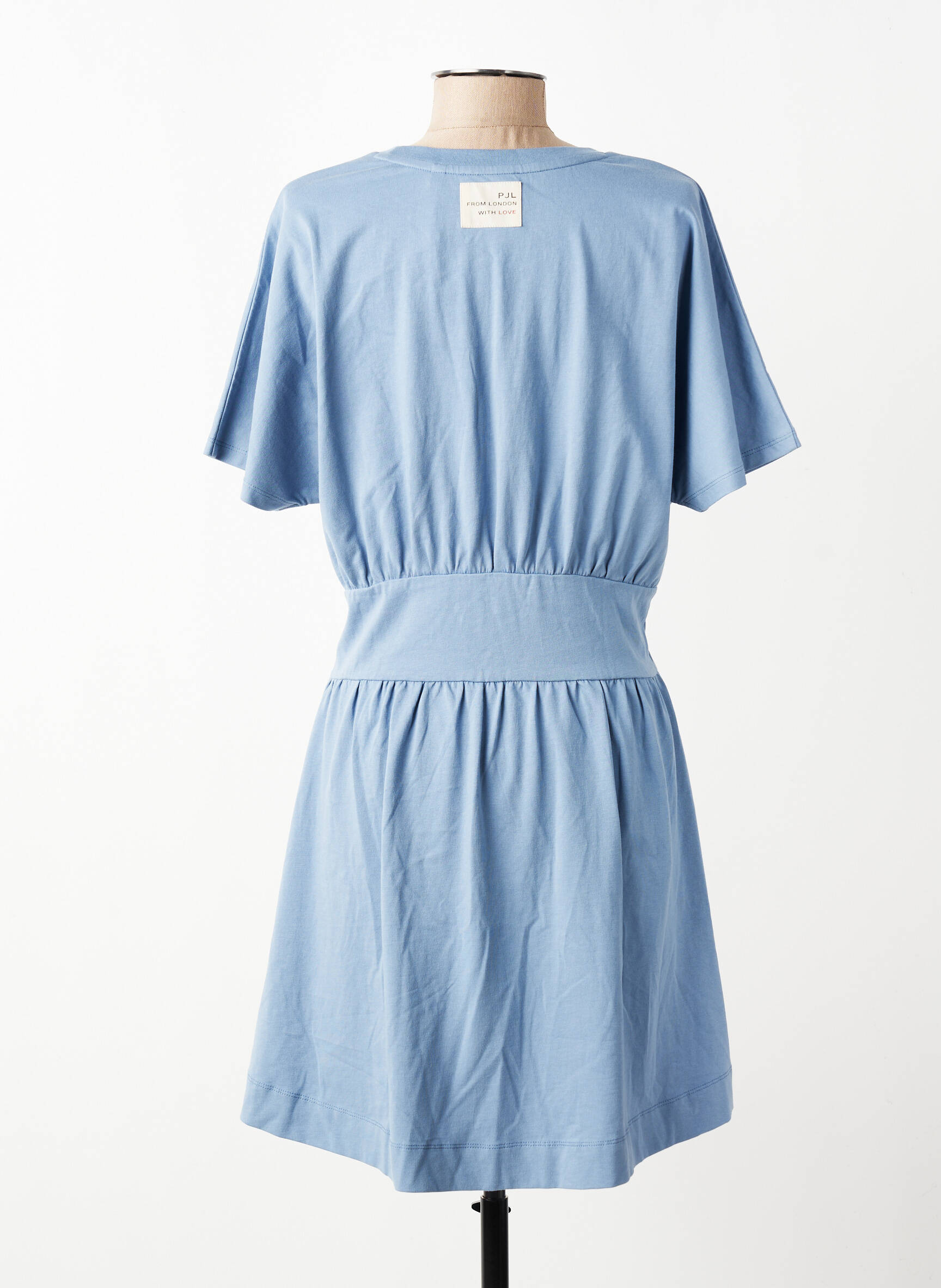 Rochie scurtă mâneci scurte mâneci scurte albastru PEPE JEANS femeie