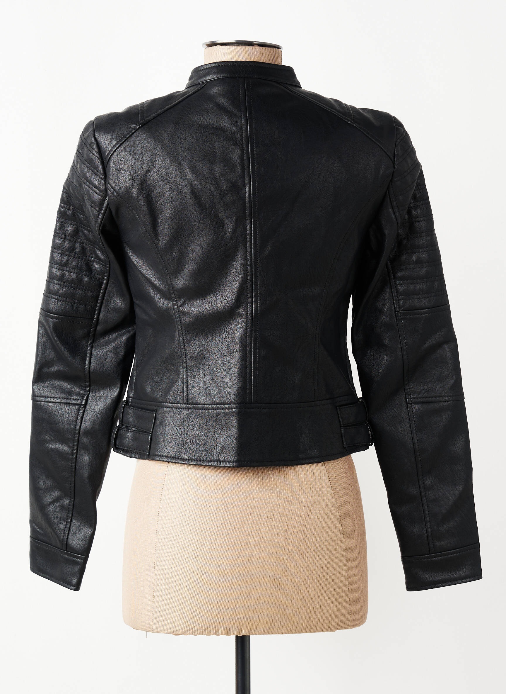 Geci din piele ecologică croială cambrată negru VERO MODA femeie