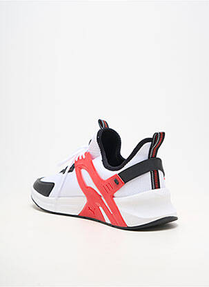 Adidași material neted vârf rotund alb PUMA bărbat