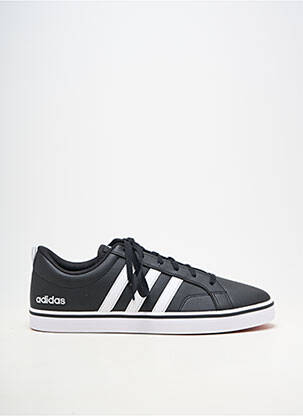 Adidași material neted vârf rotund negru ADIDAS bărbat