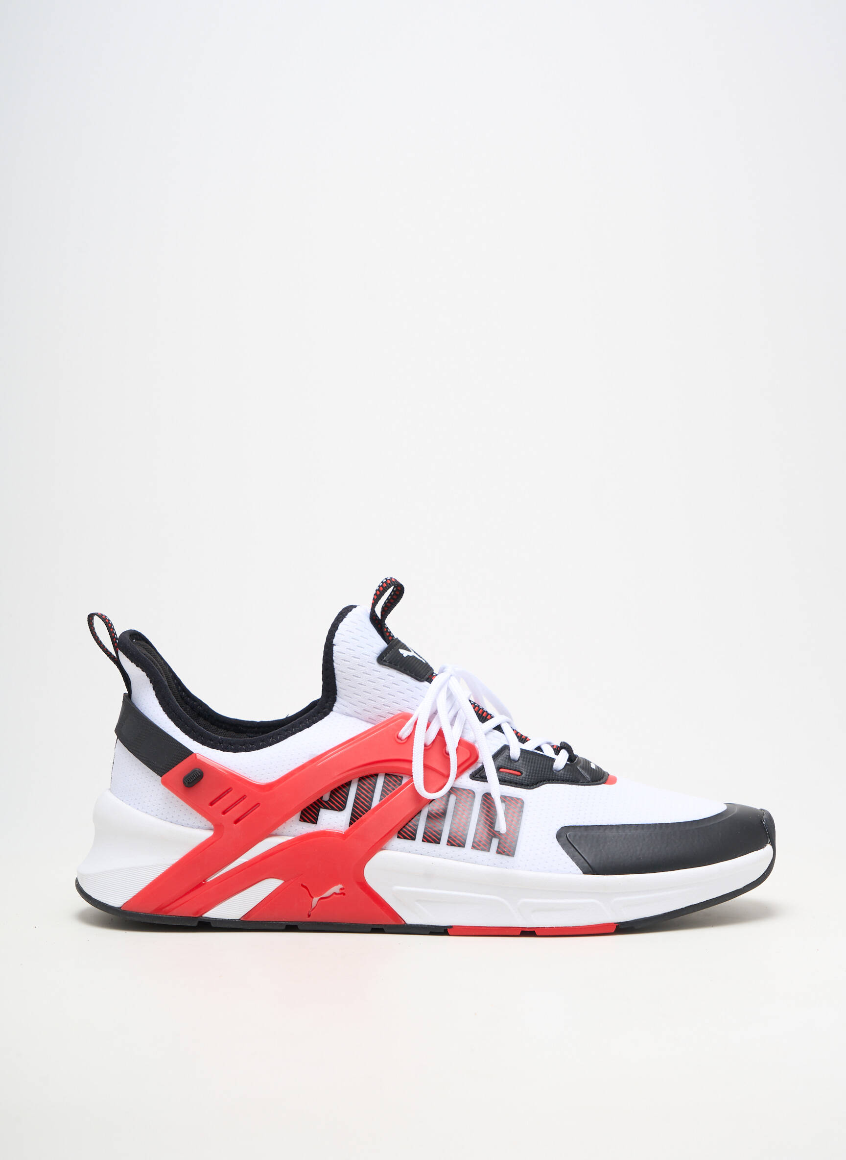Adidași material neted vârf rotund alb PUMA bărbat