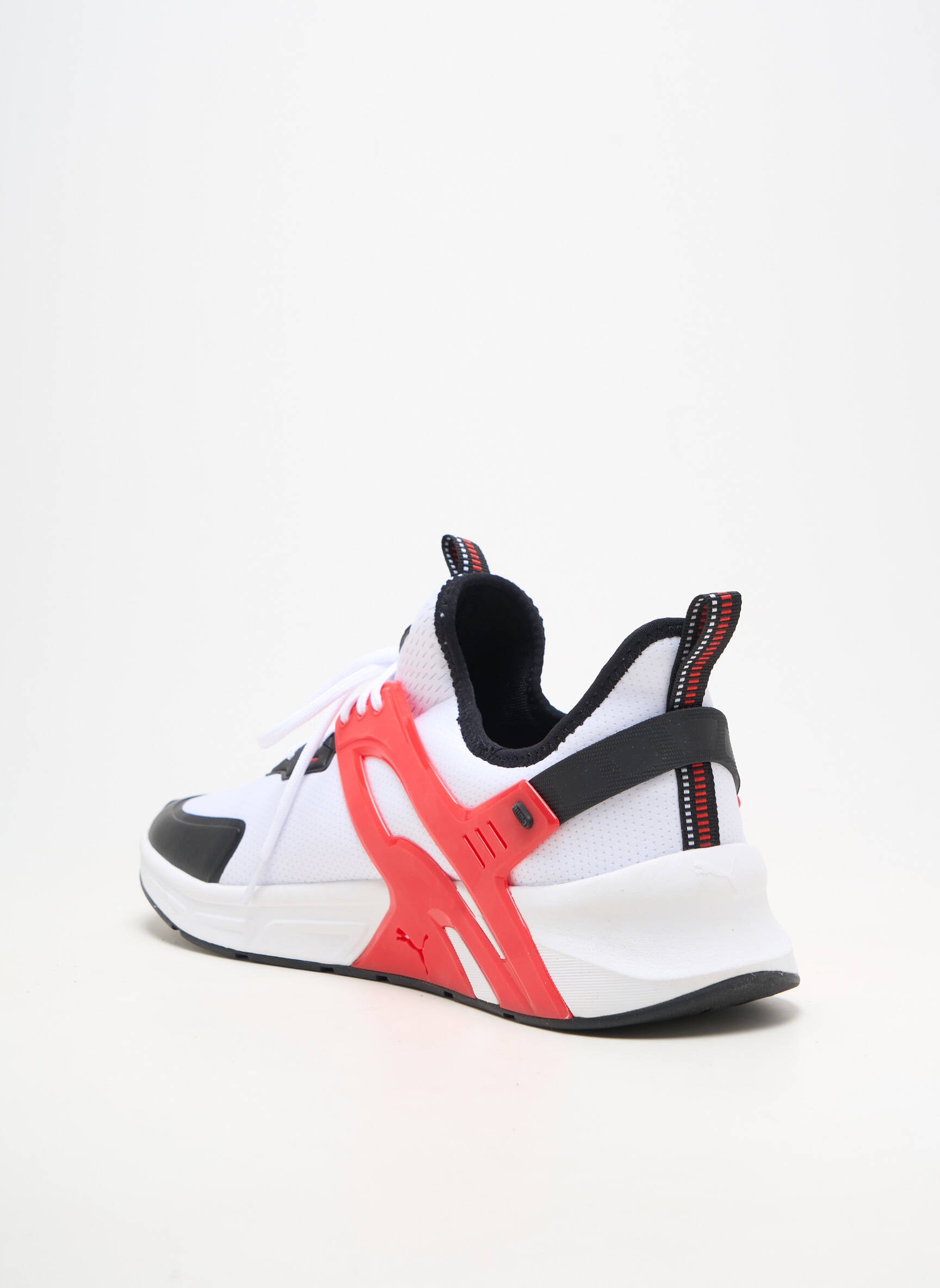 Adidași material neted vârf rotund alb PUMA bărbat