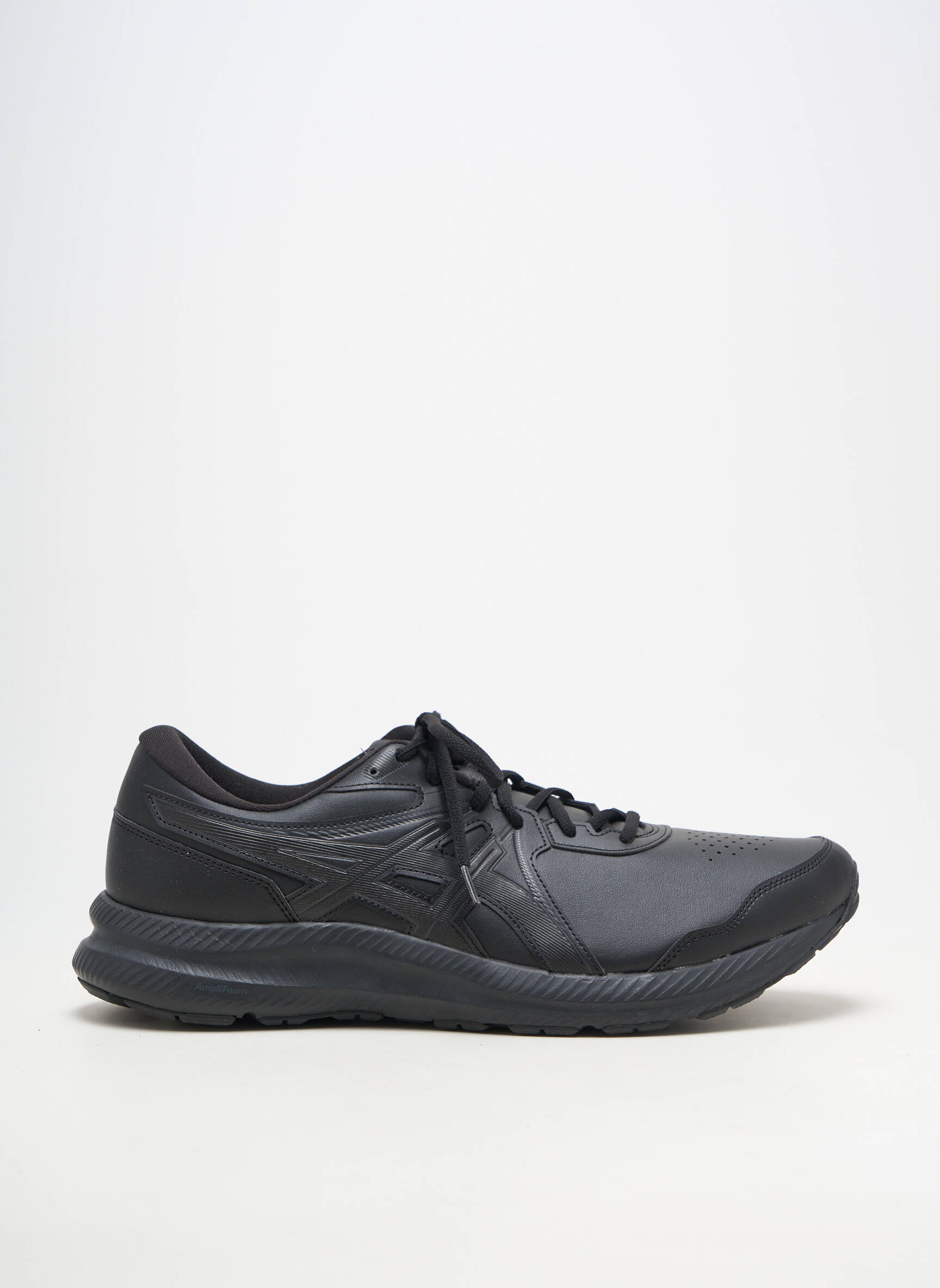 Adidași material neted vârf rotund negru ASICS bărbat