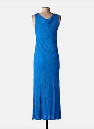 Rochie lungă fără mâneci fără mâneci albastru LA FEE MARABOUTEE femeie