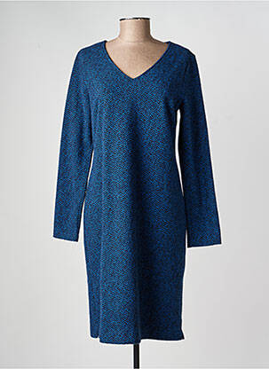 Rochie midi mâneci lungi mâneci lungi albastru LA FEE MARABOUTEE femeie
