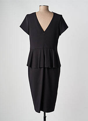 Rochie midi țesătură crep mâneci scurte negru JOSEPH RIBKOFF femeie
