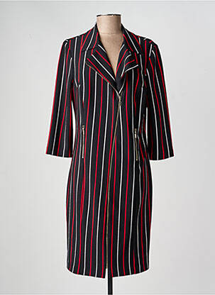 Rochie midi mâneci 3/4 mâneci 3/4 negru FRANK LYMAN femeie