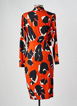 Rochie midi mâneci lungi mâneci lungi portocalie JOSEPH RIBKOFF femeie