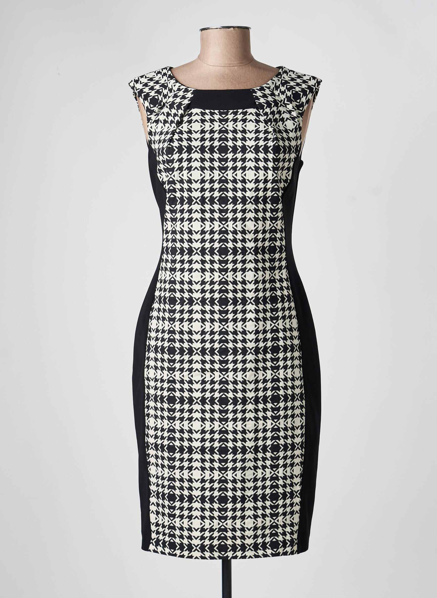 Rochie midi fără mâneci fără mâneci negru JOSEPH RIBKOFF femeie
