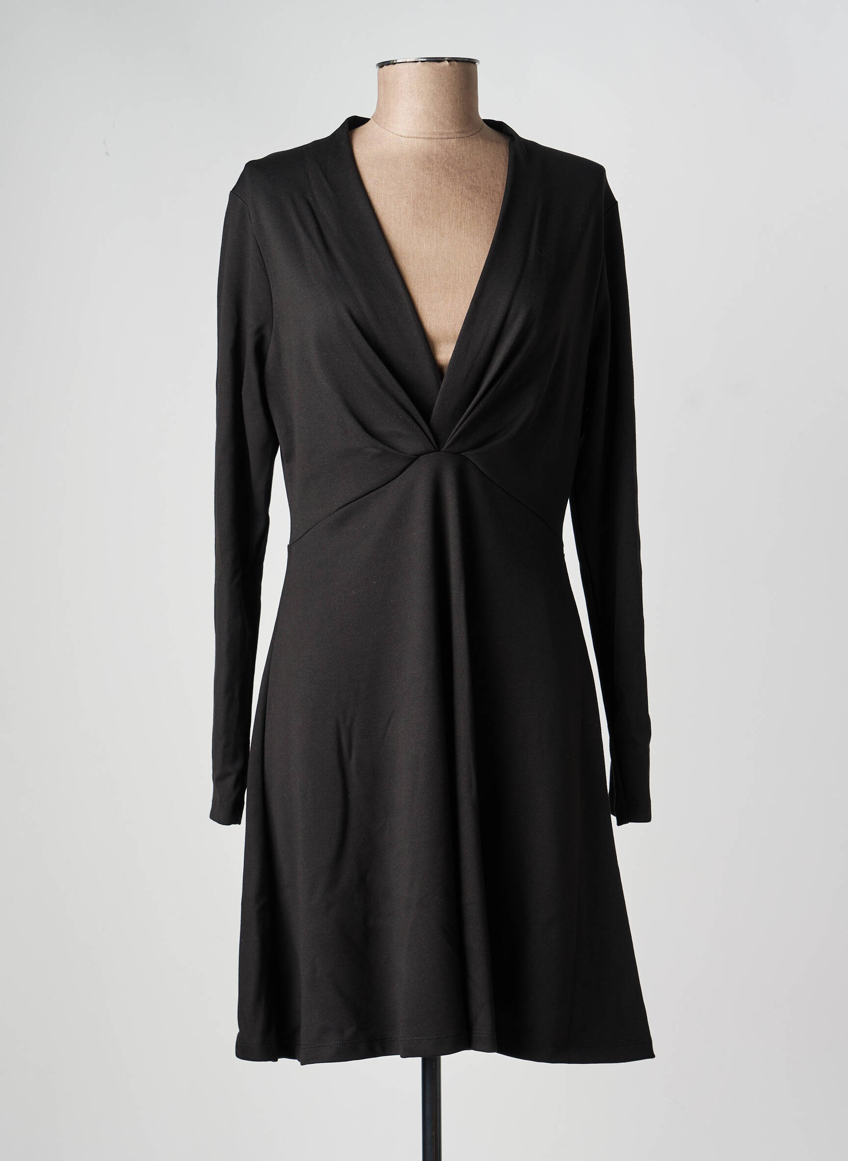 Rochie midi mâneci lungi mâneci lungi negru LA FEE MARABOUTEE femeie