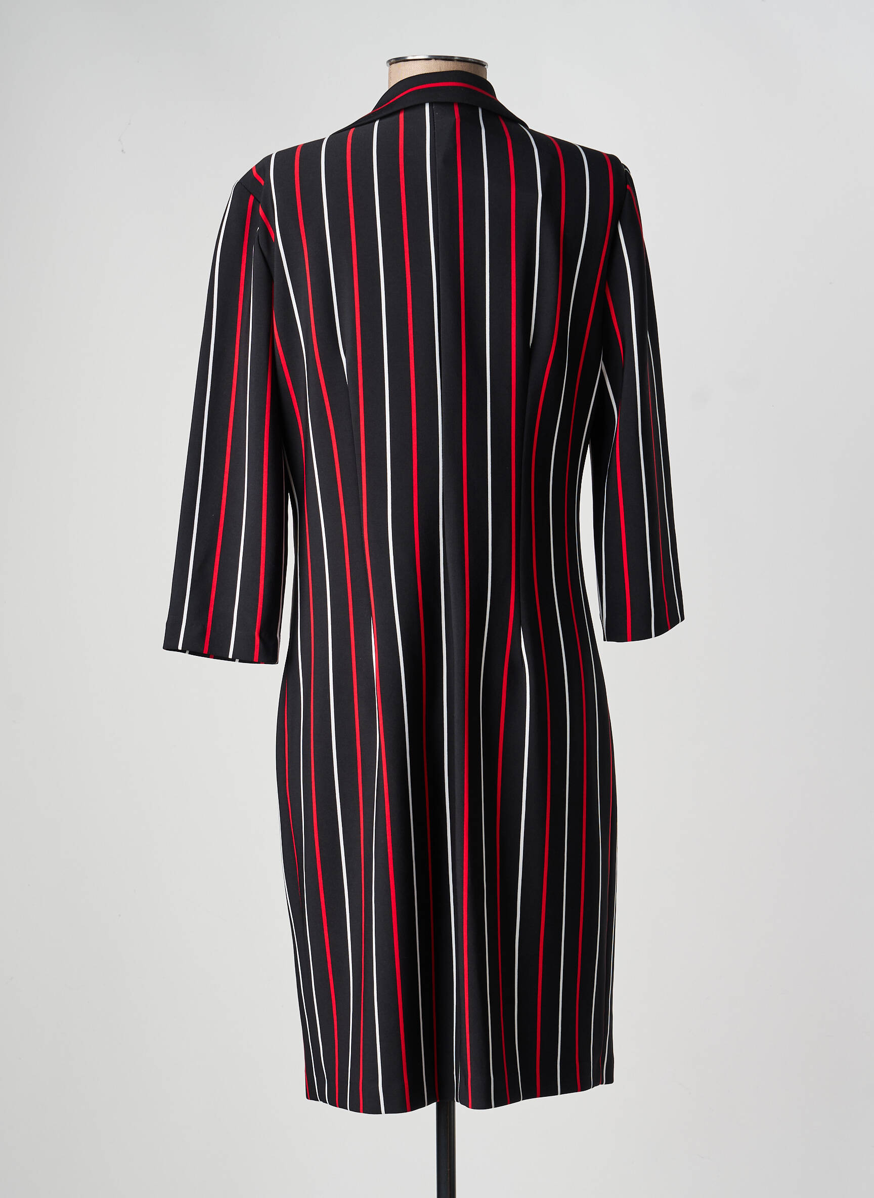 Rochie midi mâneci 3/4 mâneci 3/4 negru FRANK LYMAN femeie