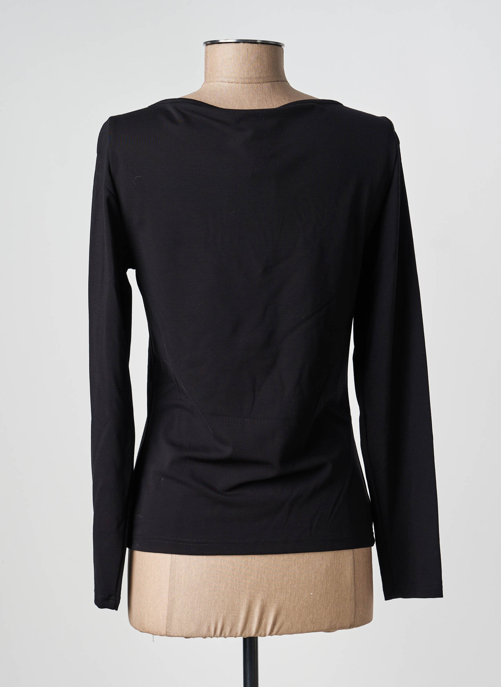 Top mâneci lungi mâneci lungi negru NATHALIE CHAIZE femeie