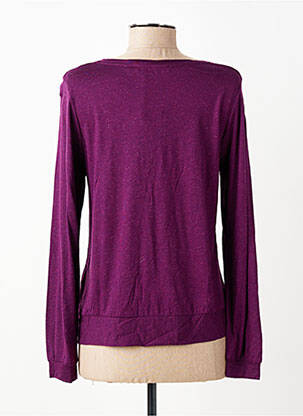 Tricou mâneci lungi mâneci lungi violet LA FEE MARABOUTEE femeie