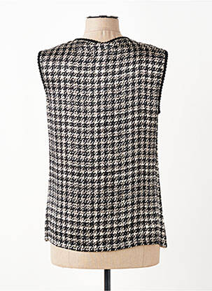 Top elasticitate fără mâneci bej TRICOT CHIC femeie