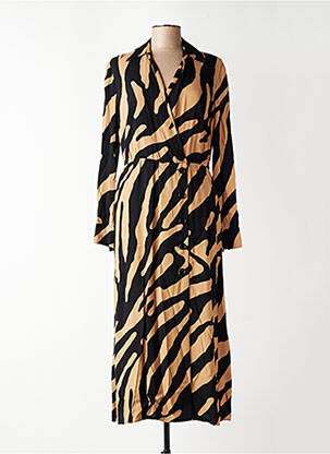 Rochie lungă mâneci lungi mâneci lungi bej PENNYBLACK femeie