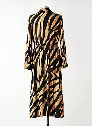 Rochie lungă mâneci lungi mâneci lungi bej PENNYBLACK femeie