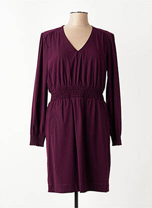 Rochie scurtă mâneci lungi mâneci lungi violet INDIES femeie