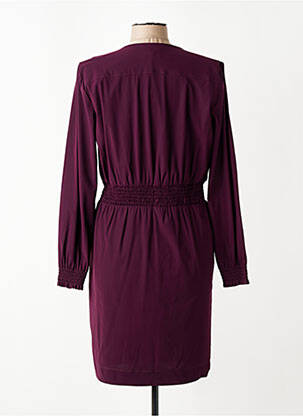 Rochie scurtă mâneci lungi mâneci lungi violet INDIES femeie