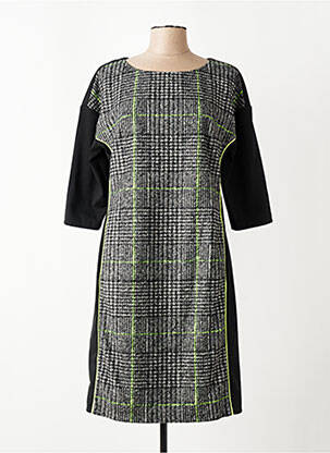 Rochie midi mâneci 3/4 mâneci 3/4 negru LA FEE MARABOUTEE femeie