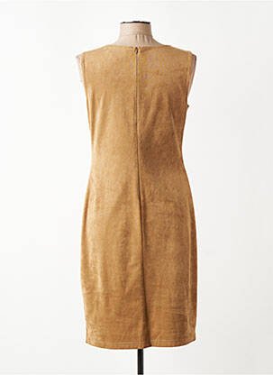 Rochie midi fără mâneci fără mâneci bej JOSEPH RIBKOFF femeie
