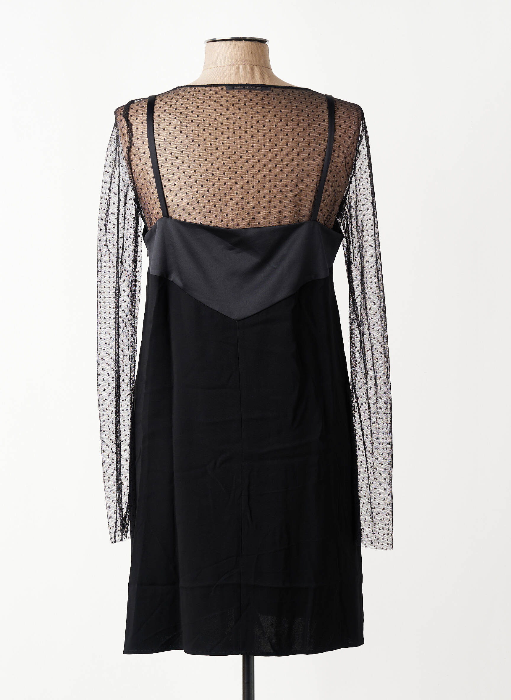 Rochie scurtă mâneci lungi mâneci lungi negru PENNYBLACK femeie