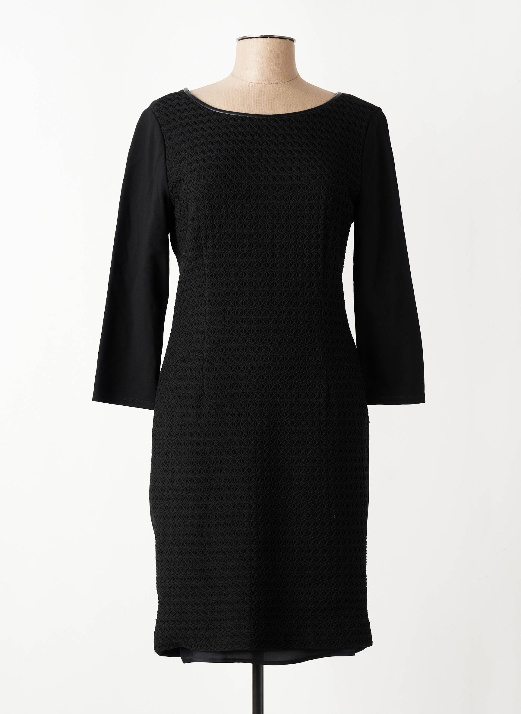 Rochie midi mâneci lungi mâneci lungi negru PENNYBLACK femeie