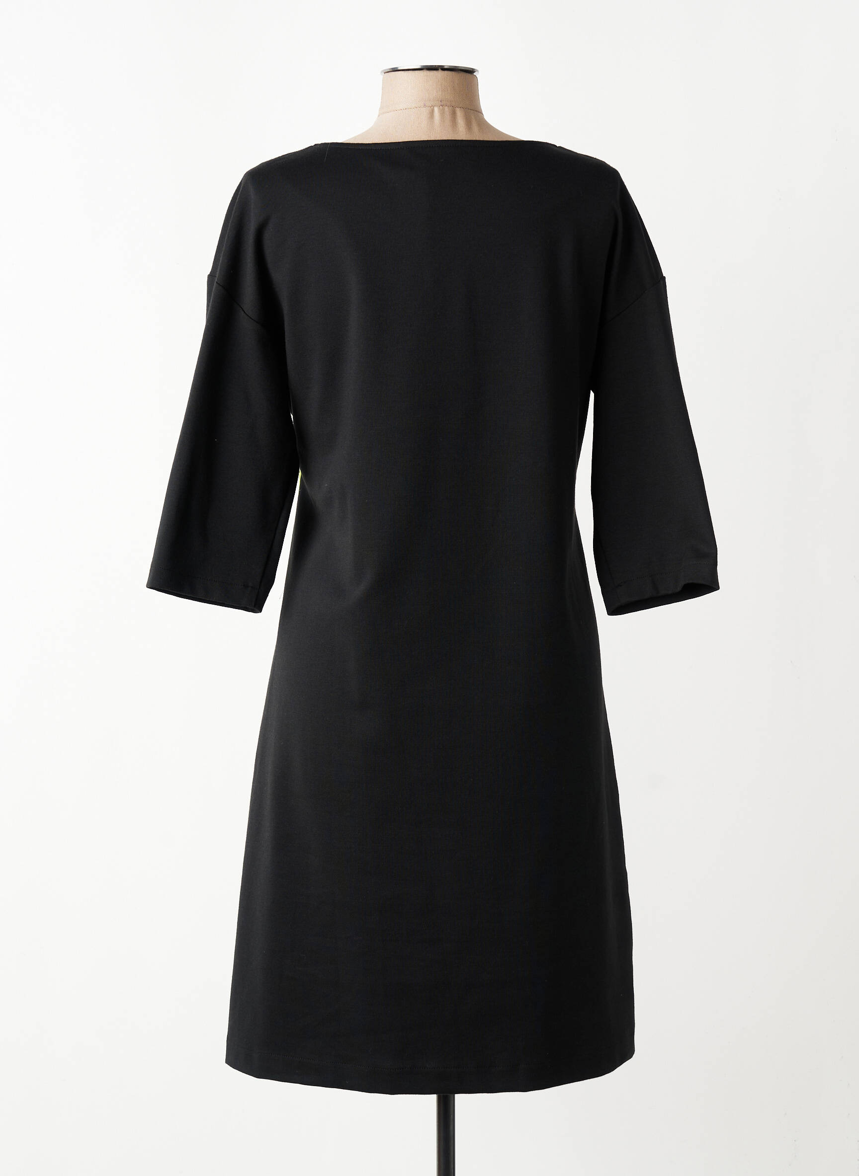 Rochie midi mâneci 3/4 mâneci 3/4 negru LA FEE MARABOUTEE femeie