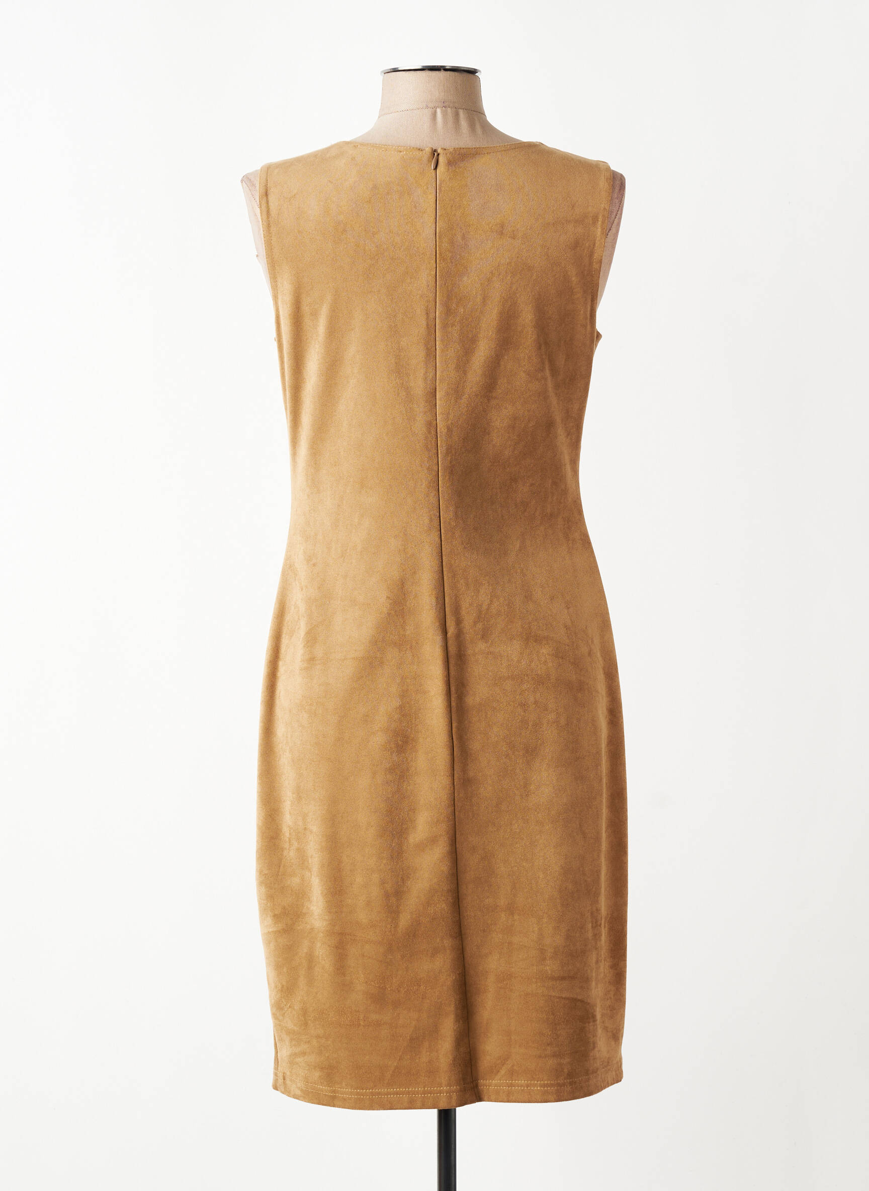 Rochie midi fără mâneci fără mâneci bej JOSEPH RIBKOFF femeie