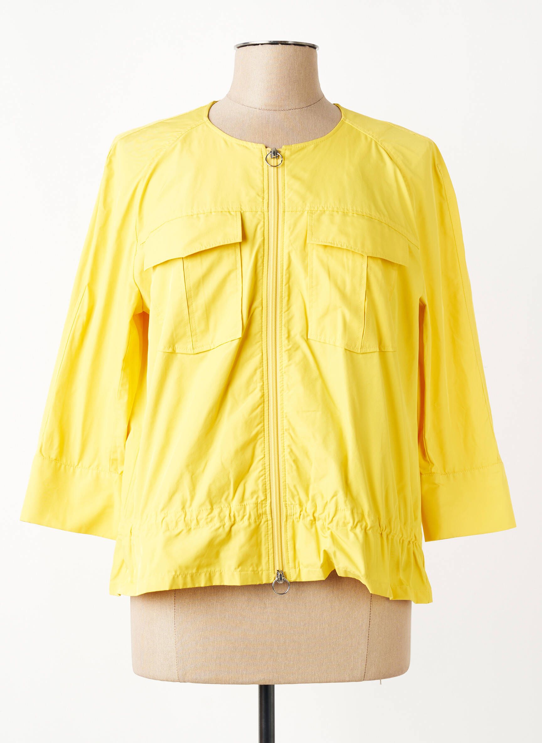 Jachete casual guler rotund galben BETTY BARCLAY femeie