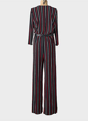 Salopetă-pantalon guler petrecut mâneci 3/4 negru FRANK LYMAN femeie