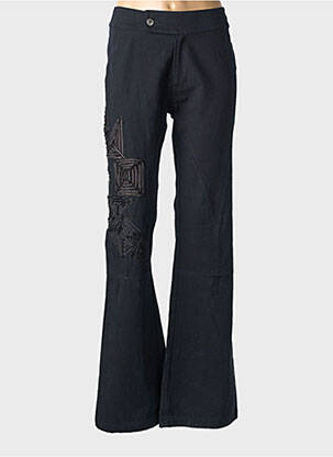 Pantalon drept elasticitate mărime normală negru LEGATTE femeie