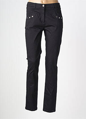 Pantalon slim elasticitate mărime normală negru BLEU BLANC ROUGE femeie