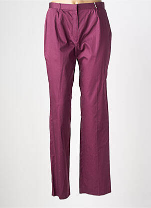 Pantalon drept țesătură poplin mărime normală violet GERARD DAREL femeie
