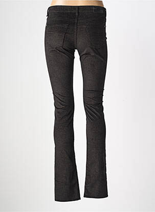 Pantalon slim talie joasă talie joasă negru RENHSEN femeie