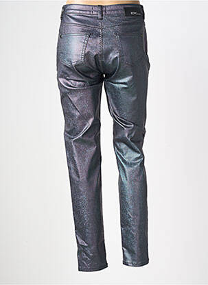 Pantalon slim elasticitate mărime normală albastru EVA KAYAN femeie